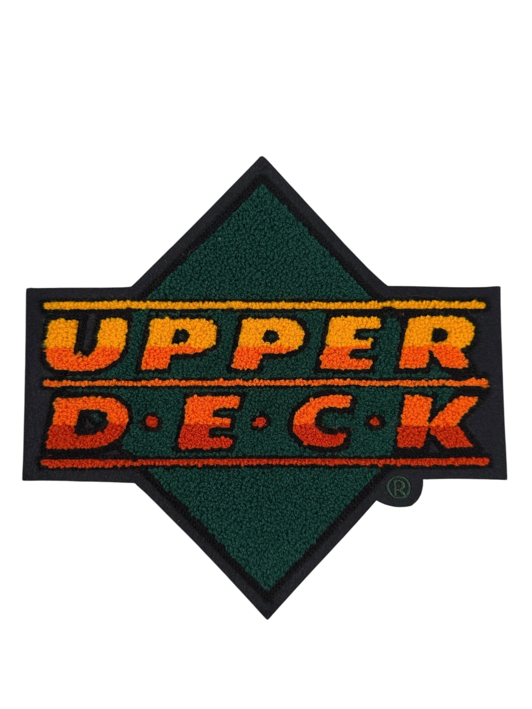 Vtg 90’s Upper Deck Chenille Sew On Patch - Rare Deadstock - High Quality