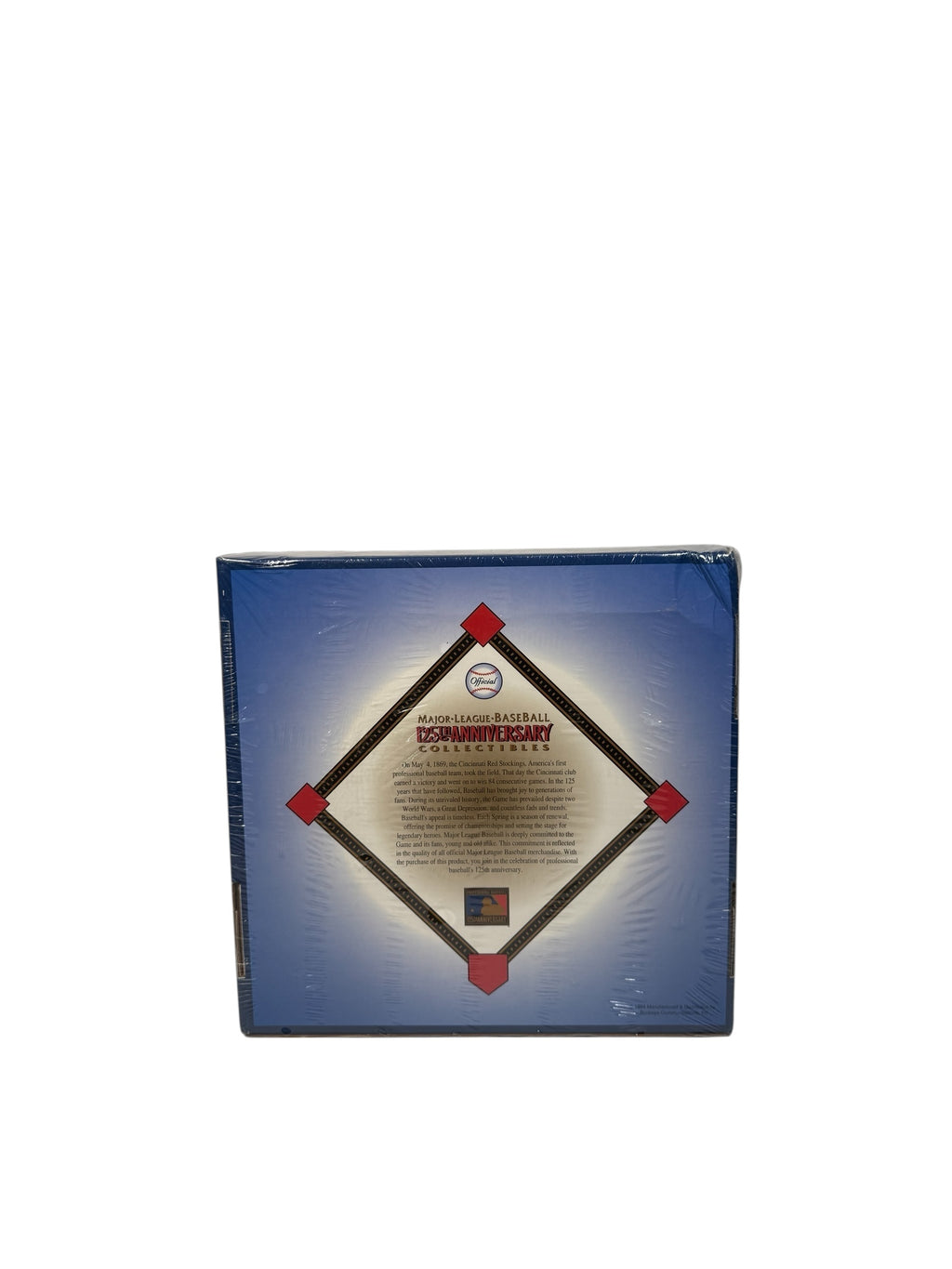 Vtg DS - “125th MLB Anniversary” Box Set - Includes: OS fits all Shirt, Hat, Baseball, Medallion and Pin! 1994!