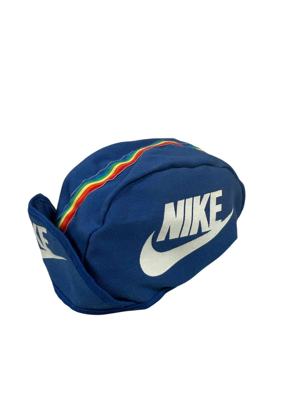 Vtg OG Nike - 1980’s Cycling Cap - Extremely Rare! - Blue/White