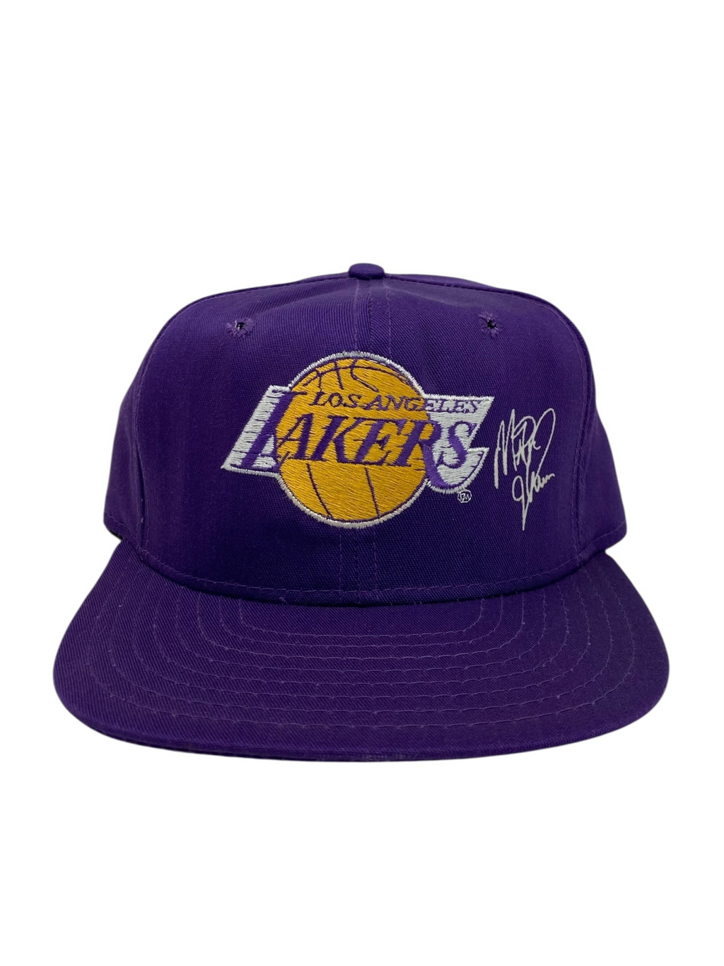 Vtg Zubaz - Magic Johnson #32 - Los Angeles Lakers Snapback Hat - Early 90’s - DS!