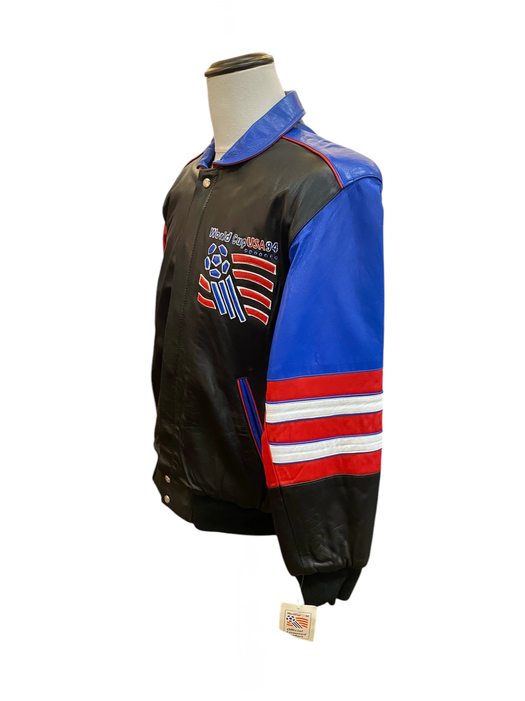 Vtg Jeff Hamilton Soccer - World Cup USA ‘94 - Lambskin Leather DS!