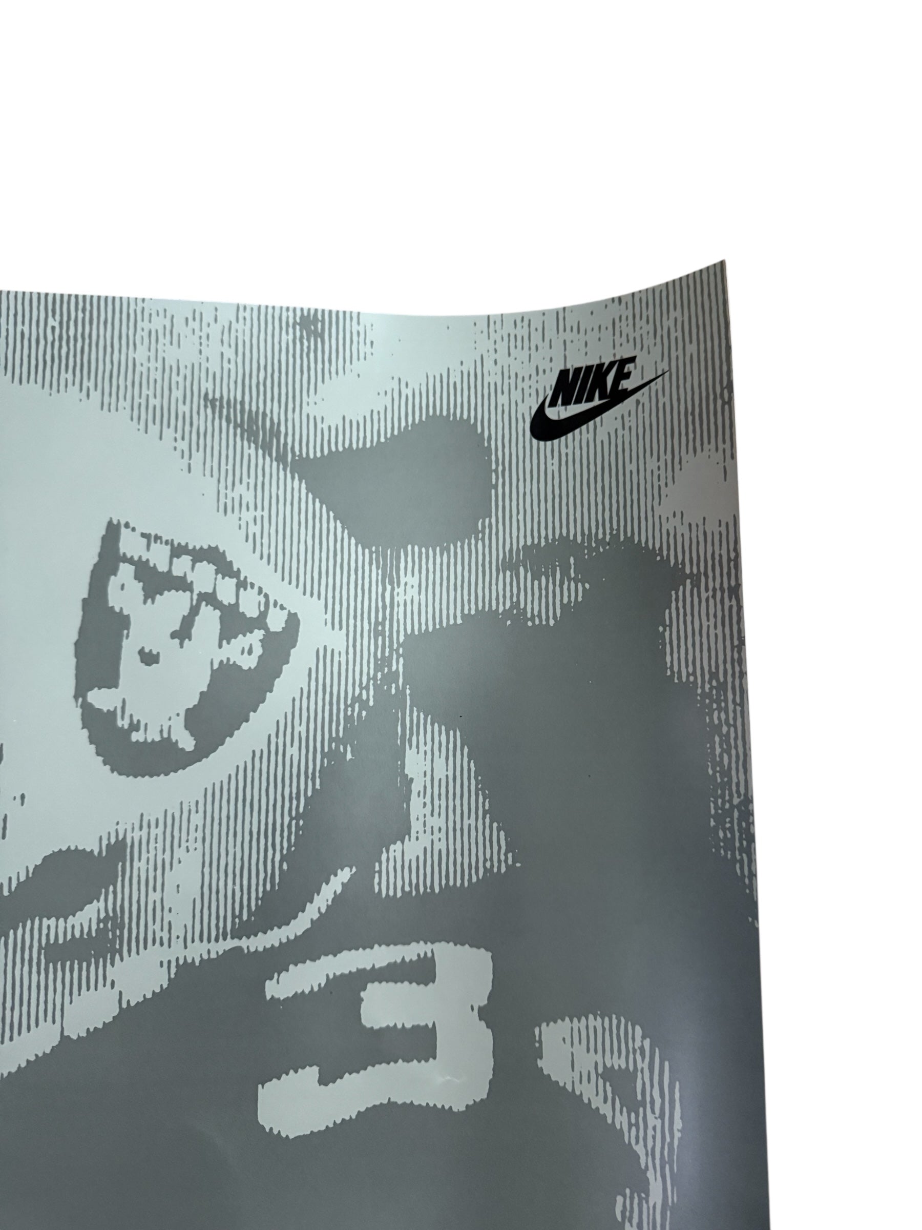 Vtg OG Nike - Bo Jackson Oakland Raiders “Go Bo Go” Poster 24” x 36” - DS - 1987!