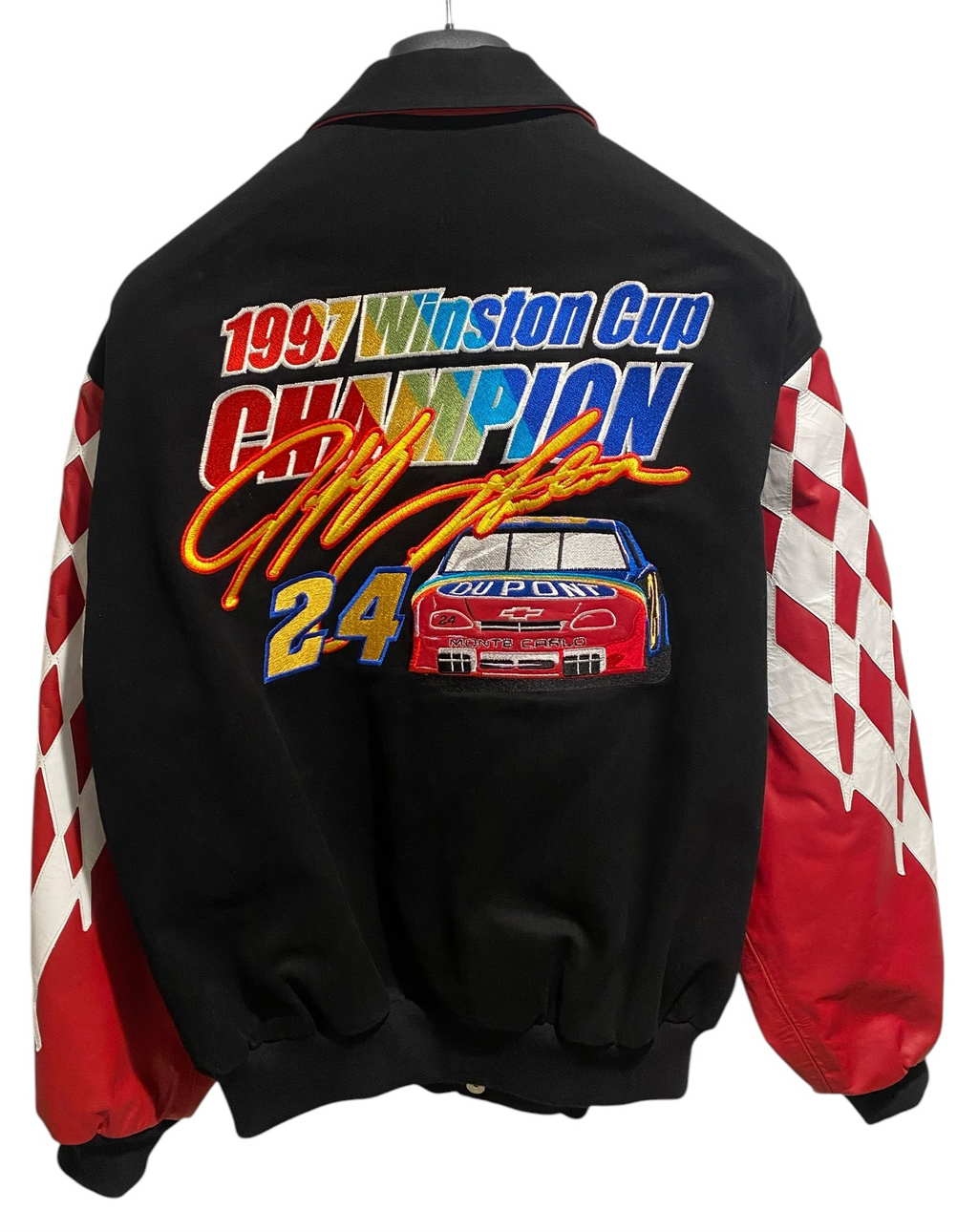 Vtg Jeff Hamilton x Jeff Gordon NASCAR “1997 Winston Cup Champion” - Checkered Flag - Sz M