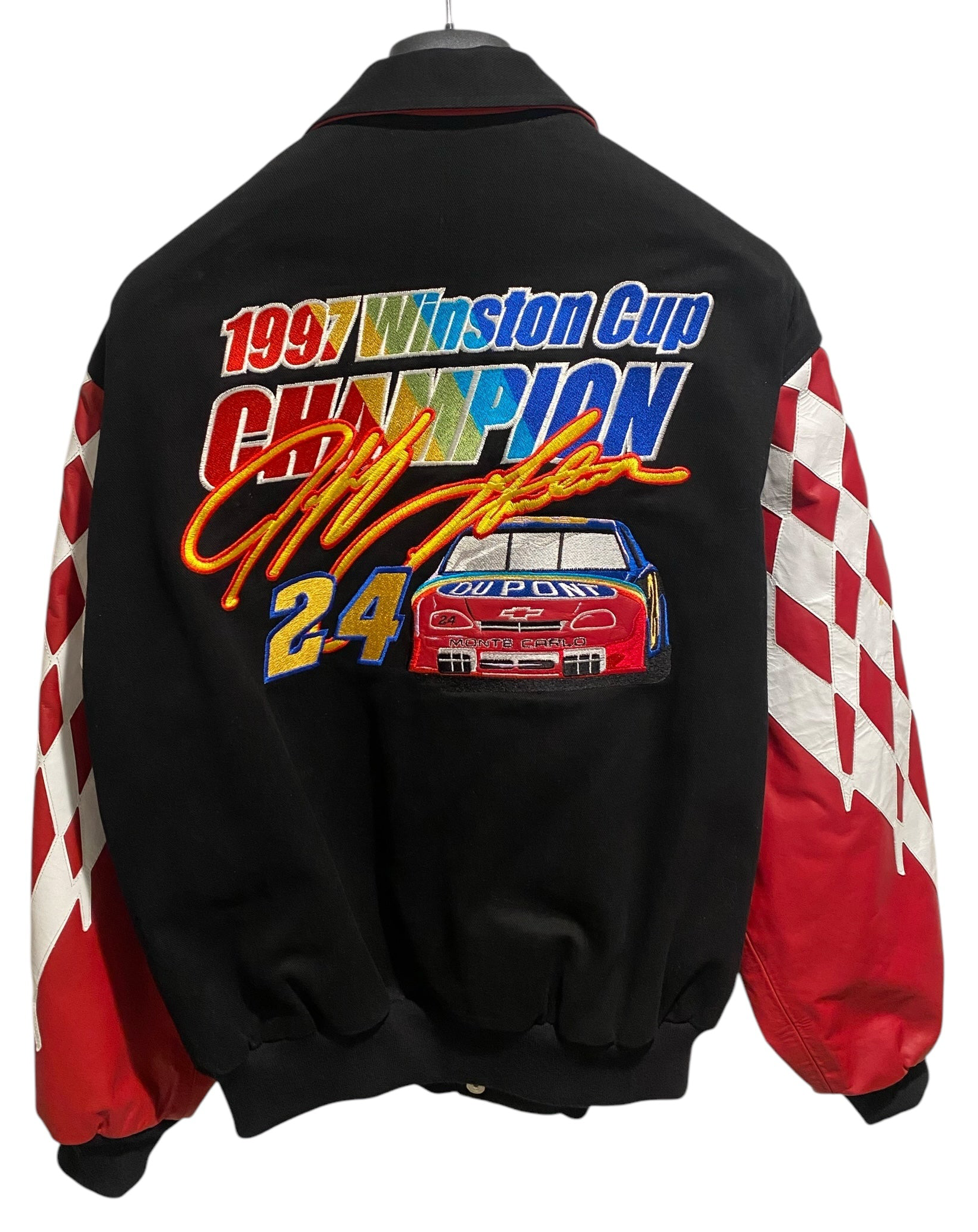 Vtg Jeff Hamilton x Jeff Gordon NASCAR “1997 Winston Cup Champion” - Checkered Flag - Sz M