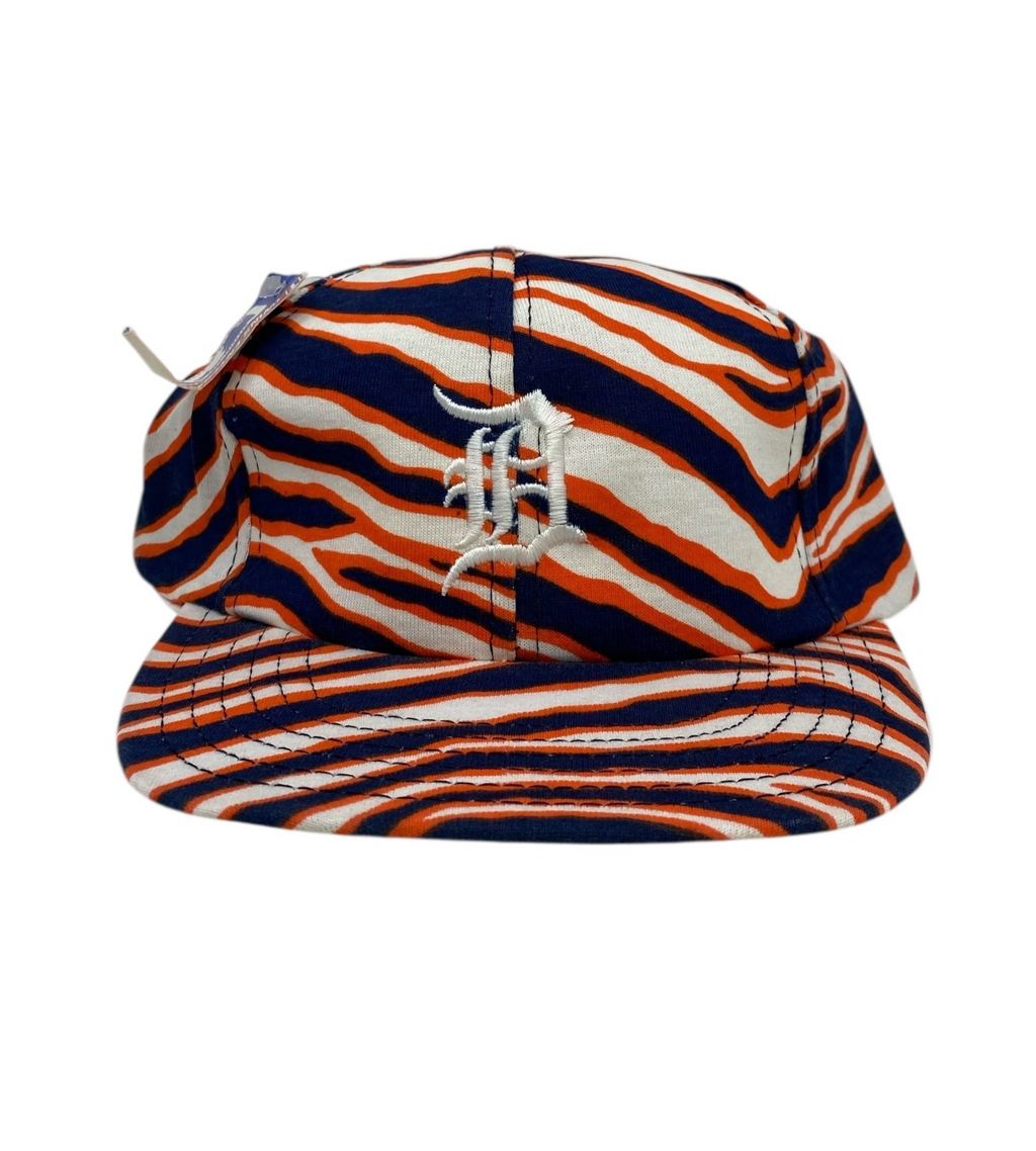Vtg Zubaz - Detroit Tigers Snapback Hat - Early 90’s - DS