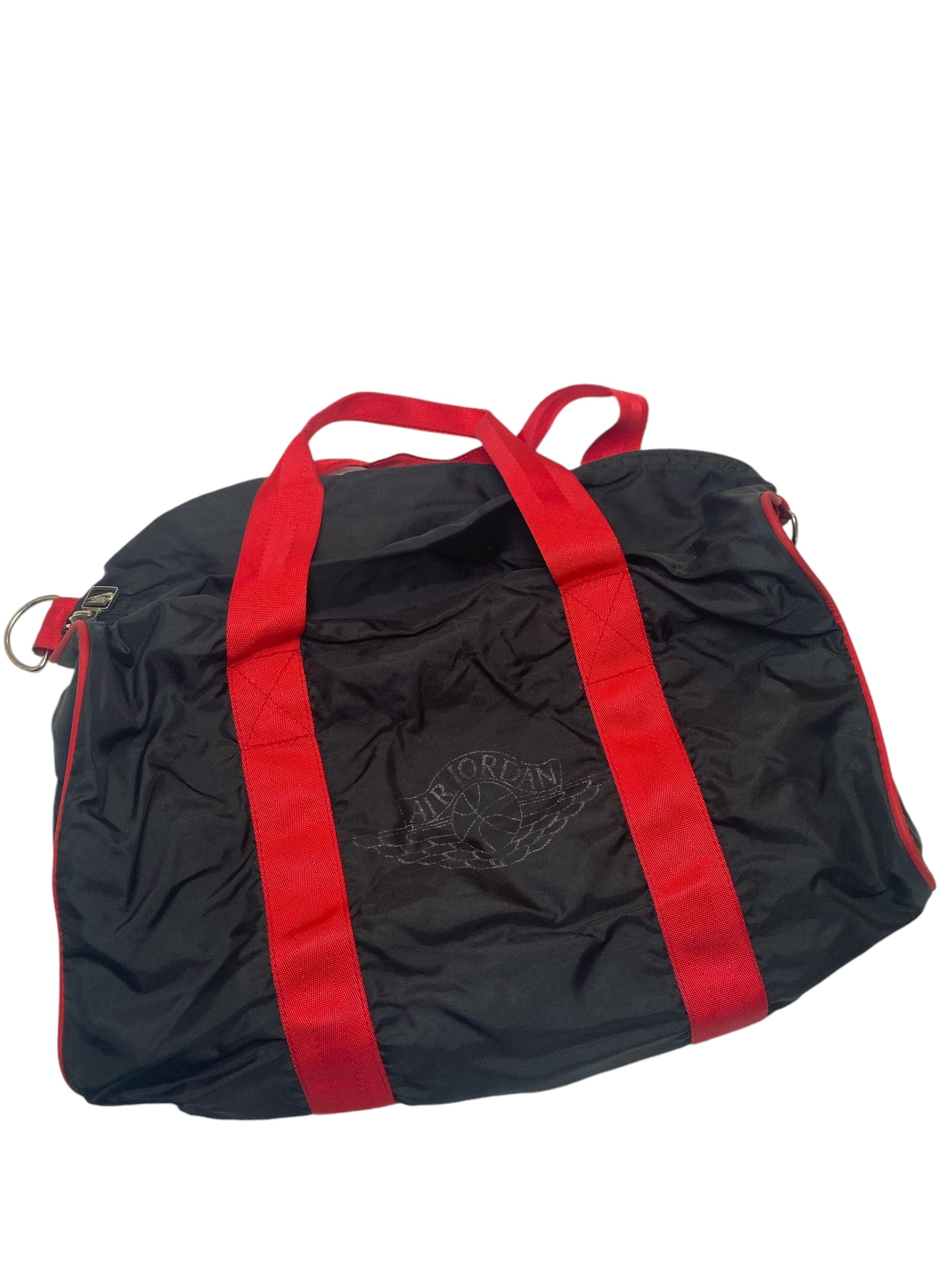 Vtg OG Nike - Air Jordan Wings Duffle Bag - 1985 - Blk/Red