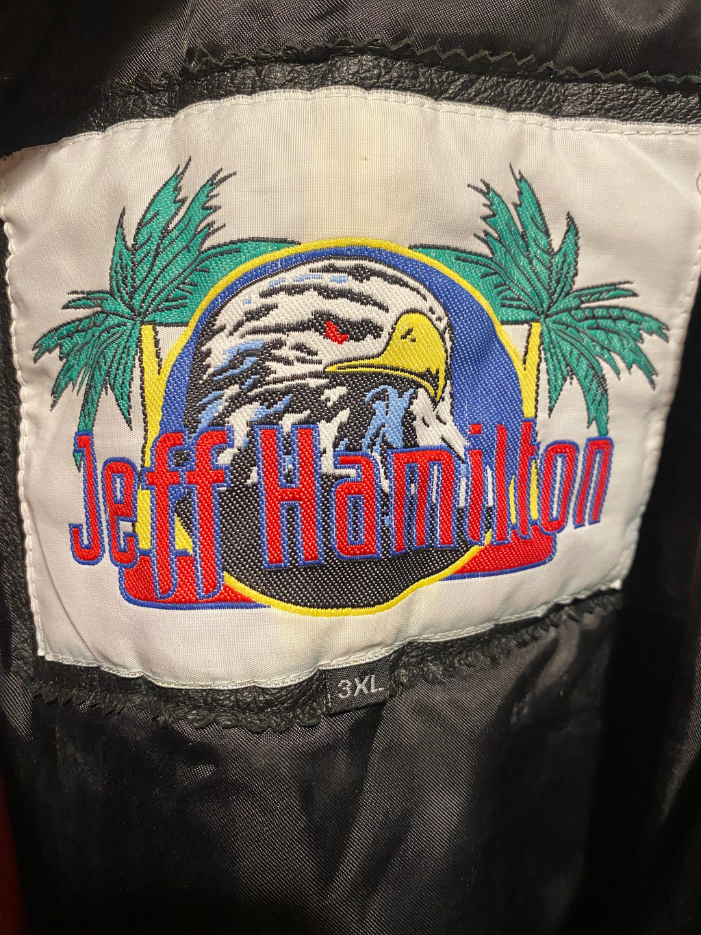 Vtg NBA - Jeff Hamilton 90’s Pistons Leather Jacket - Sz 3XL - DS