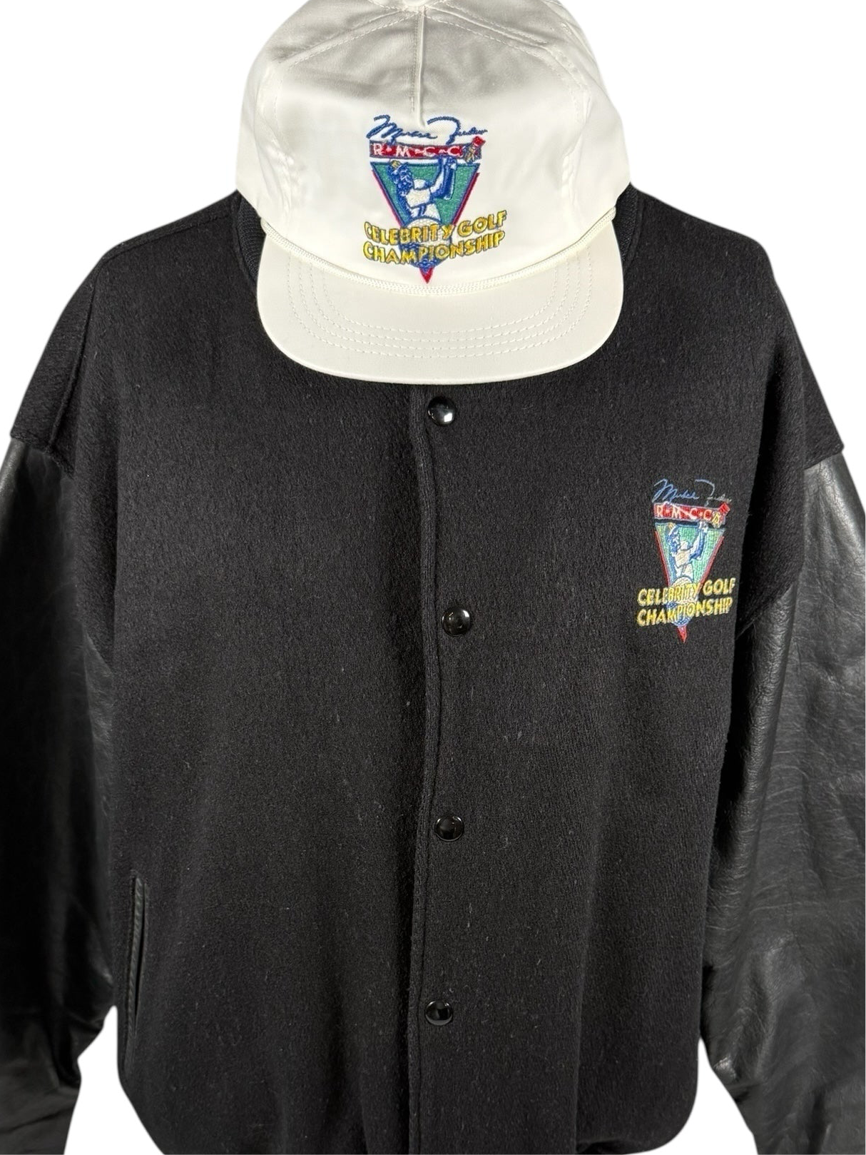 Vtg 1993 - Michael Jordan Celebrity Golf Tournament Varsity Jacket - Extremely Rare! 🤯🏆 - Sz XL