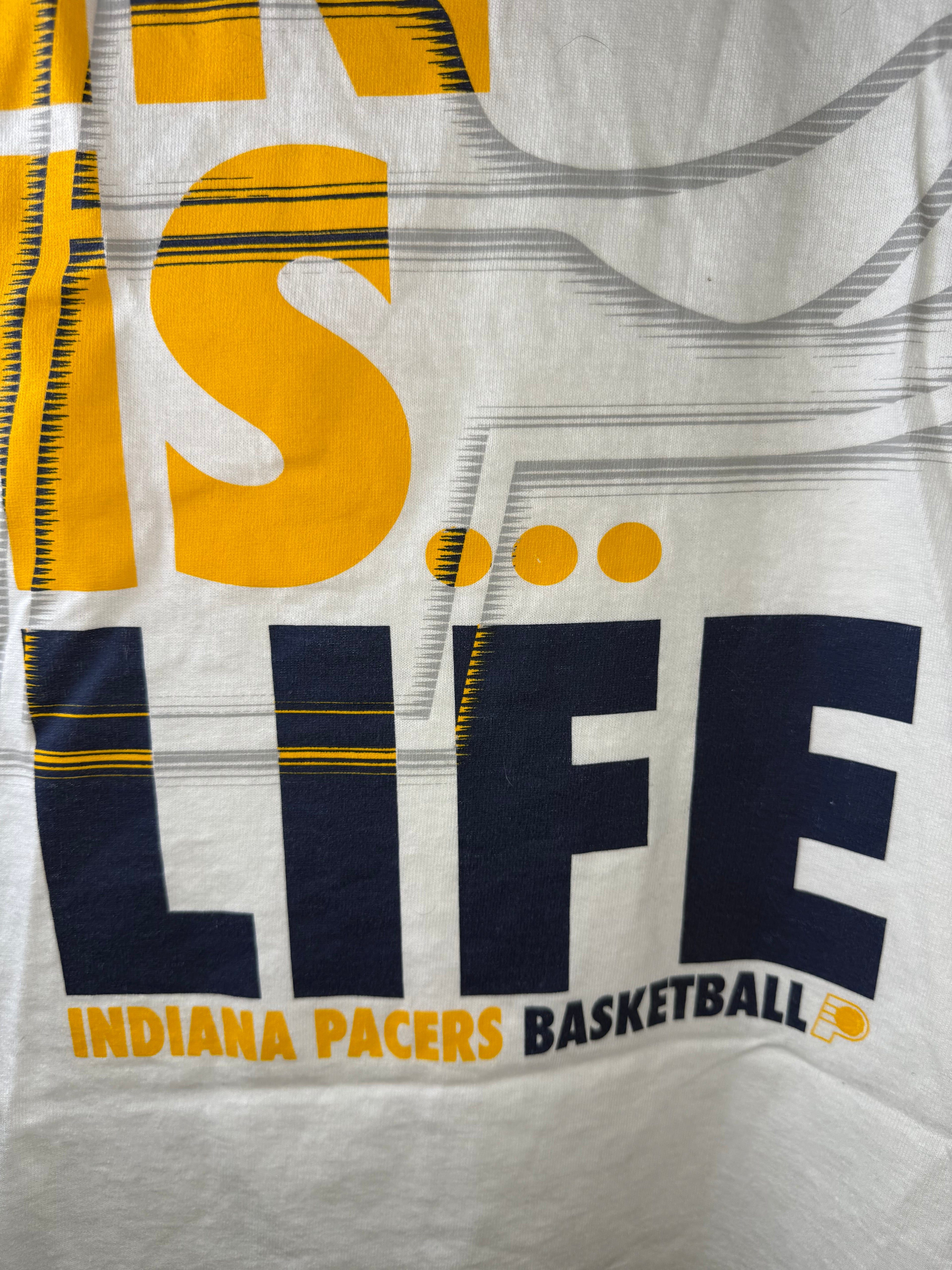 DS NBA Indiana Pacers “Ballin’ is Life” Tee Sz XL by UNK