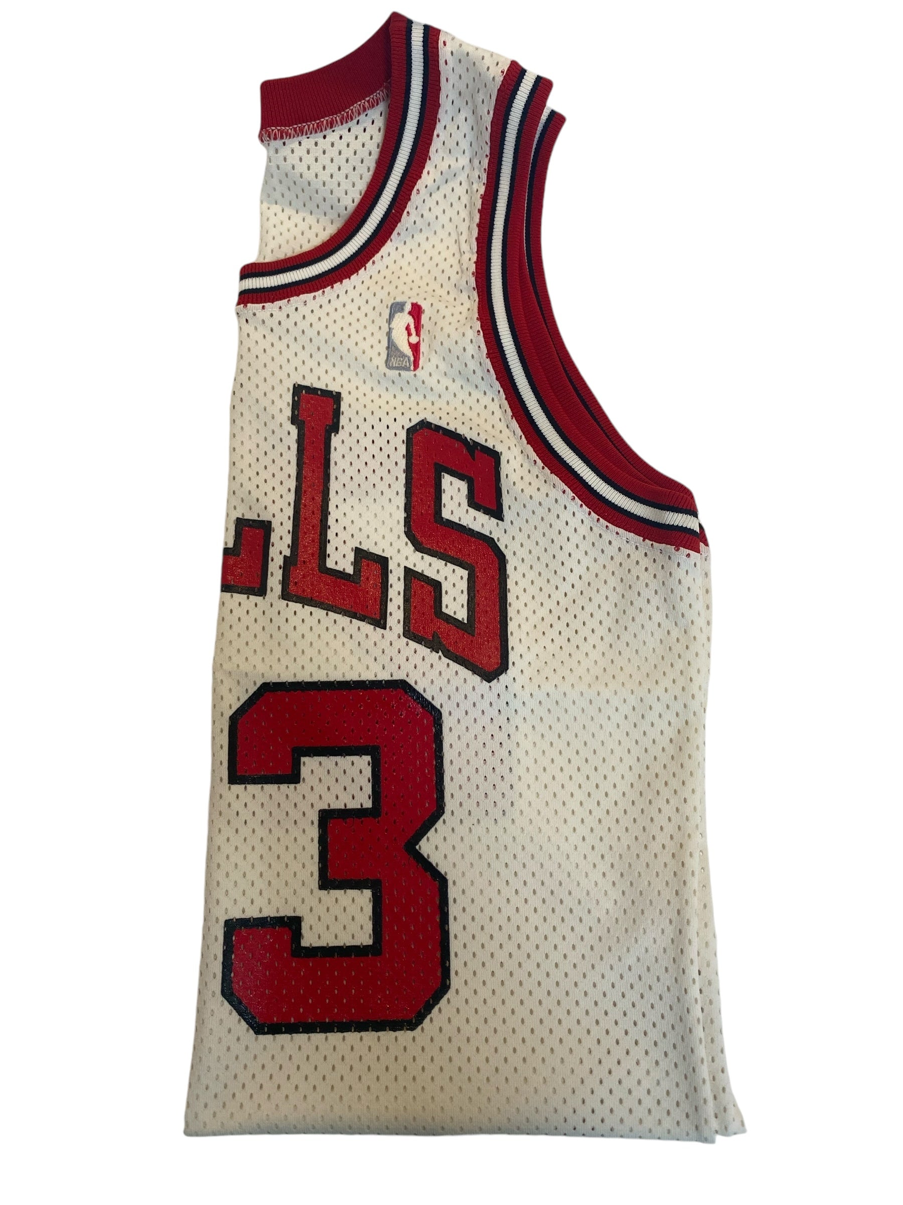 Vtg Michael Jordan - Authentic 80’s Chicago Bulls Sand Knit Jersey Sz 40