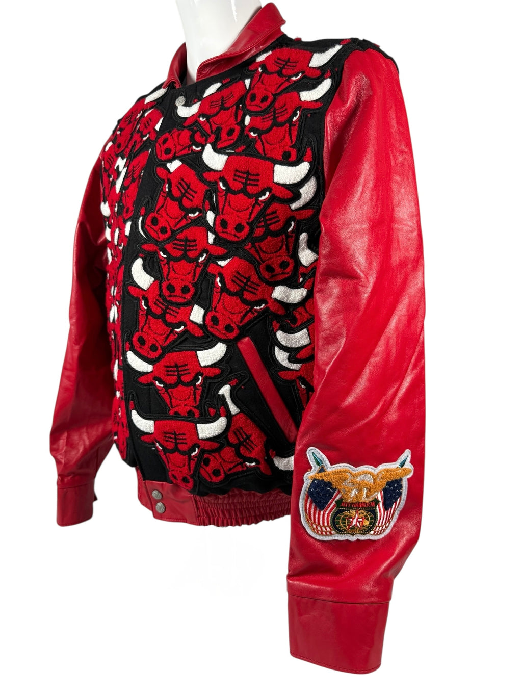 Jeff Hamilton - Chicago Bulls All Over Patch - Grail! - 1 of 1 and Autographed🤯🔥 - Sz L