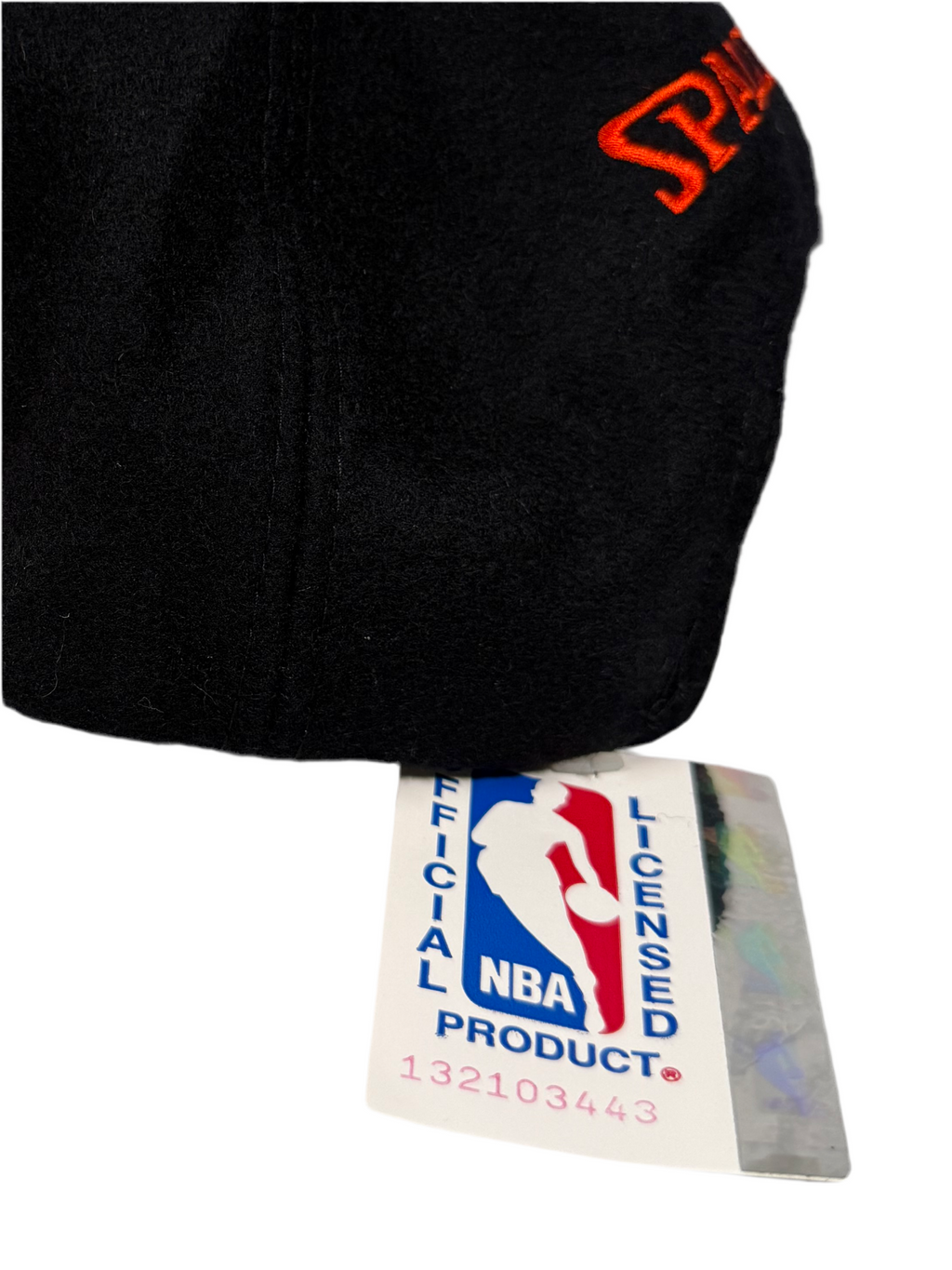 Vtg 90’s Spalding “Official Game Ball” Strapback Hat - David Stern Era - Basketball Leather - DS - 2 for $20!