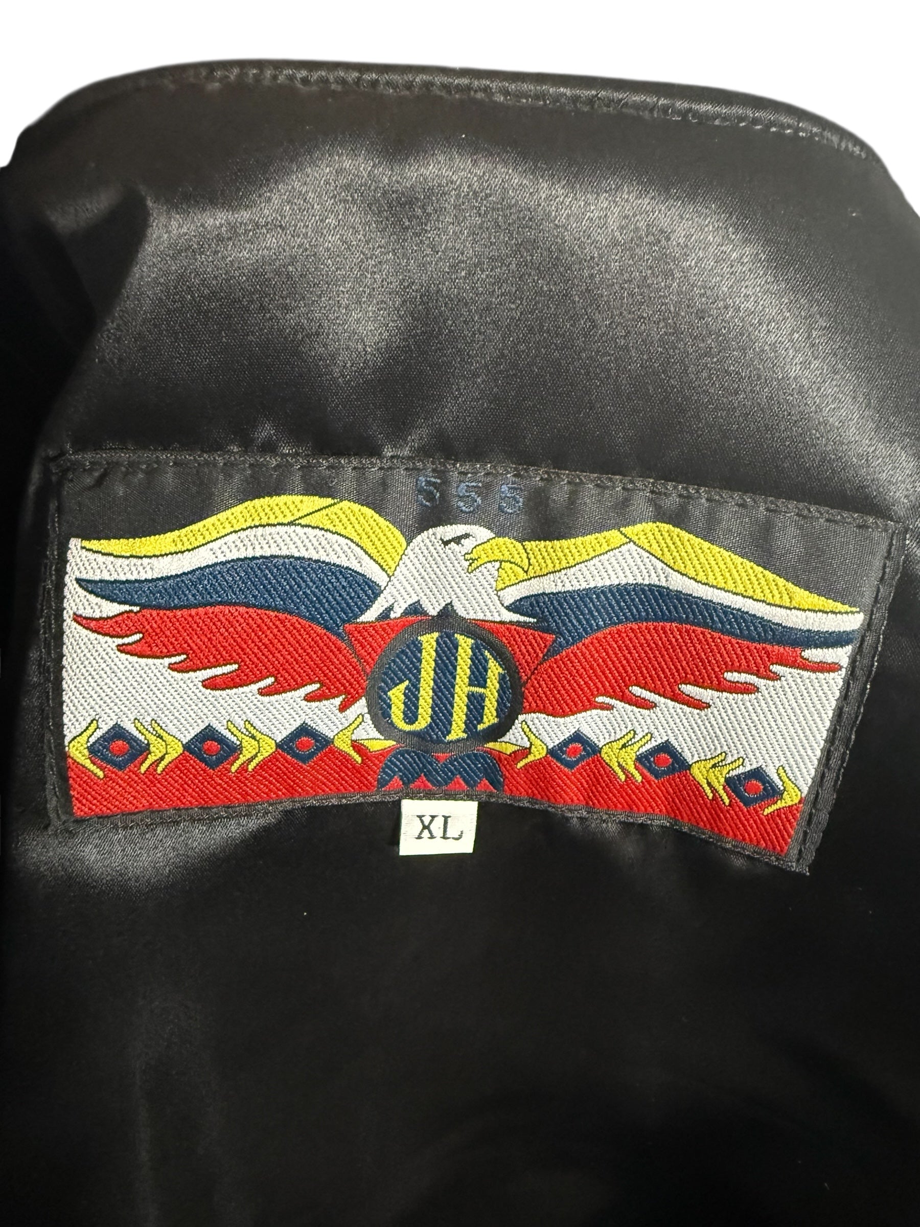 Vtg 1997 JH Design - MLB Florida Marlins World Series Leather Jacket - Sz XL - DS