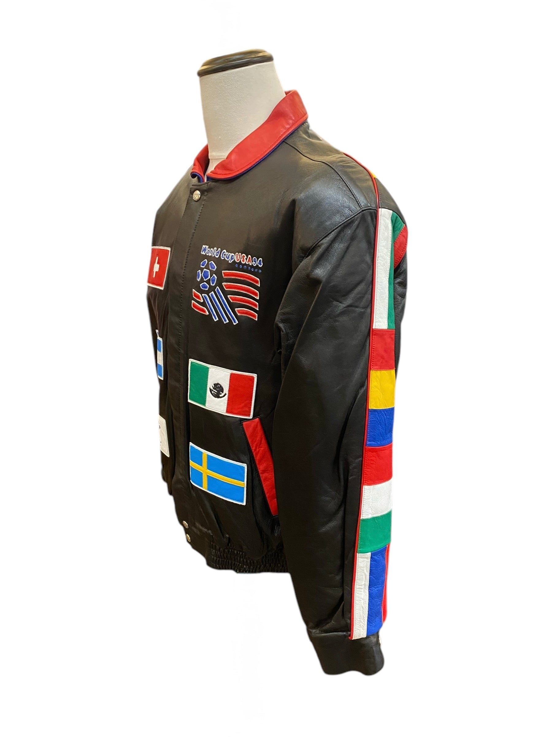 Vtg Jeff Hamilton Soccer - 1994 World Cup - Multiple Countries - DS Lambskin Leather - Multiple Sizes