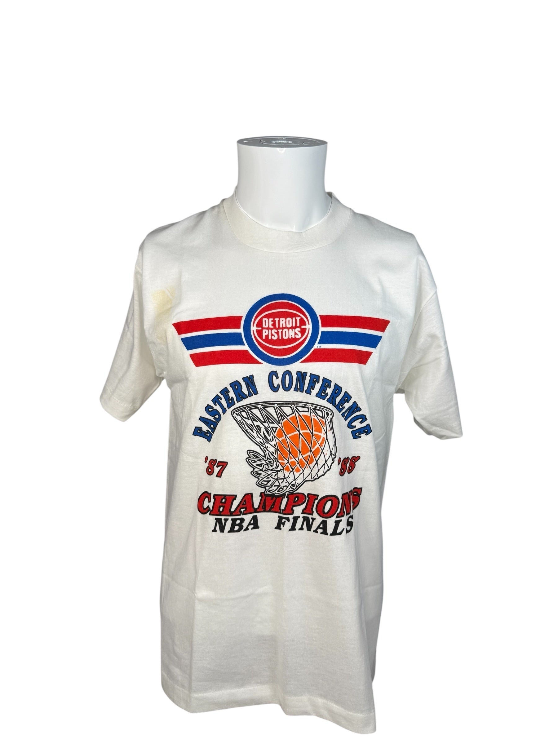 Vtg DS Screen Stars - Detroit Pistons Eastern Conference Champions Tee 1987-88 - Sz L
