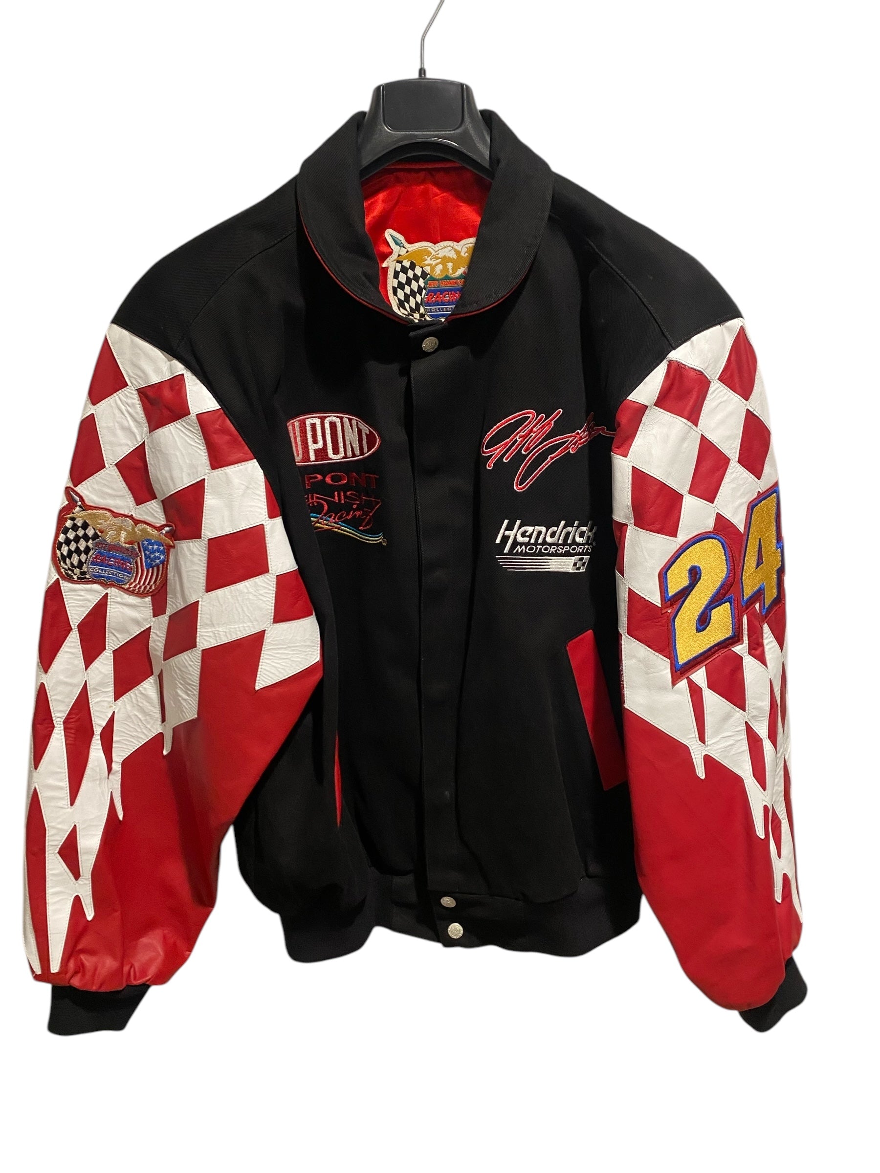 Vtg Jeff Hamilton x Jeff Gordon NASCAR “1997 Winston Cup Champion” - Checkered Flag - Sz M