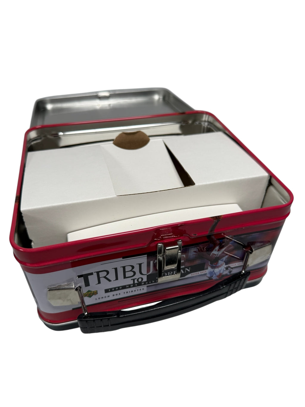 Vtg 1999 Upper Deck - Michael Jordan Tribute Lunch Box Tin - DS - No Cards