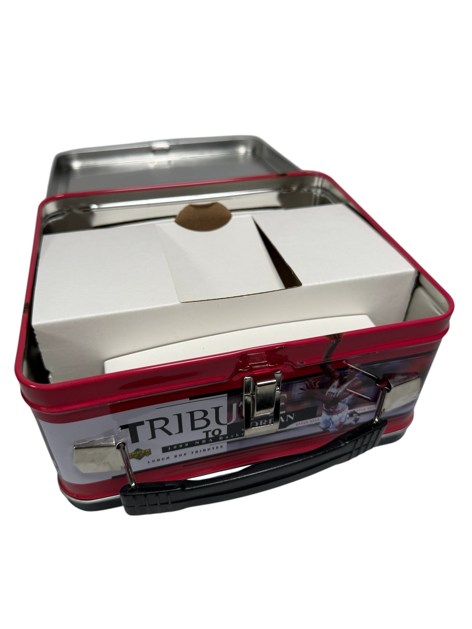 Vtg 1999 Upper Deck - Michael Jordan Tribute Lunch Box Tin - DS - No Cards