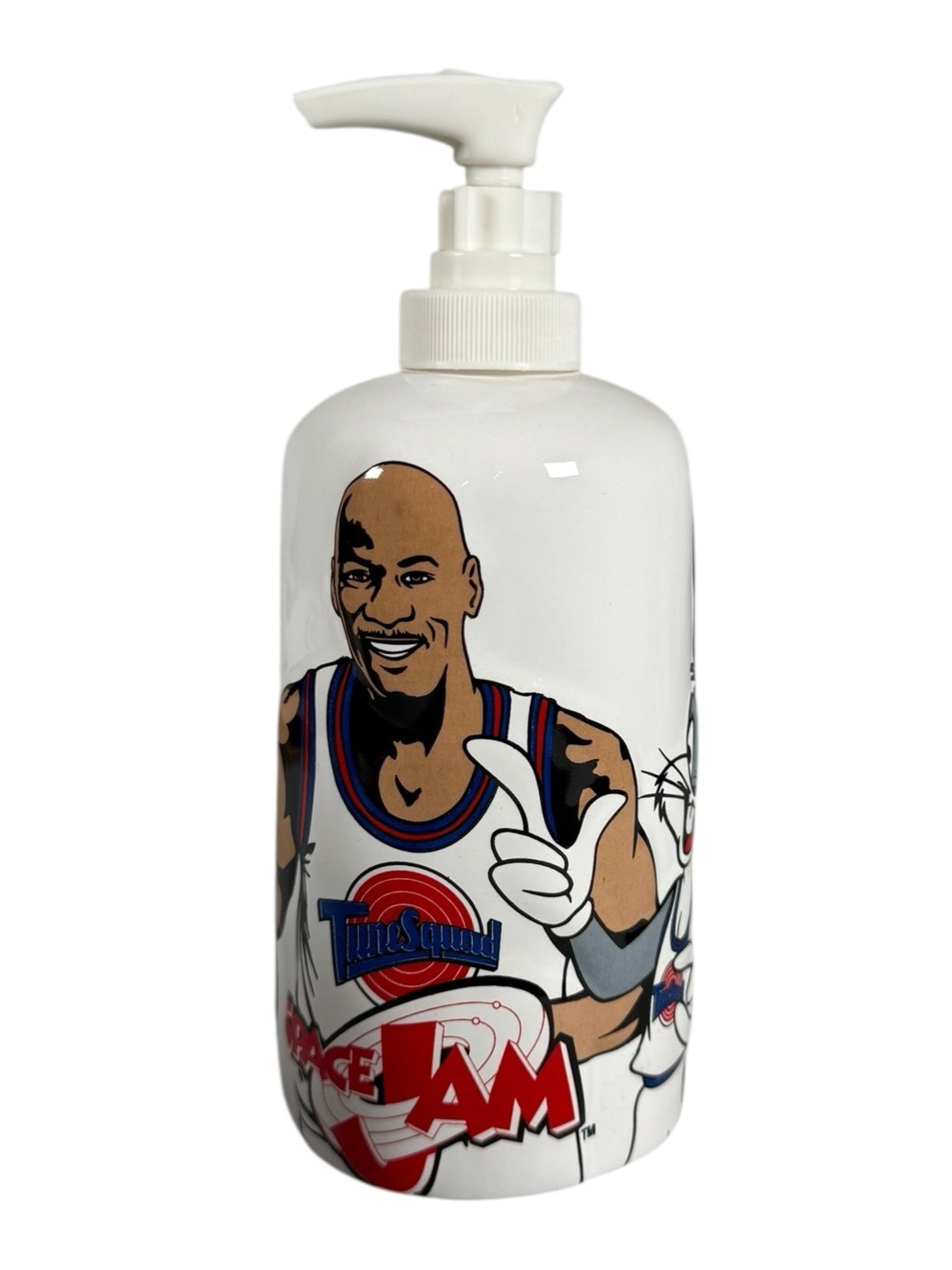 Vtg Michael Jordan - Warner Bros Space Jam Soap/Lotion Dispenser - DS From 1996 - Original Box!