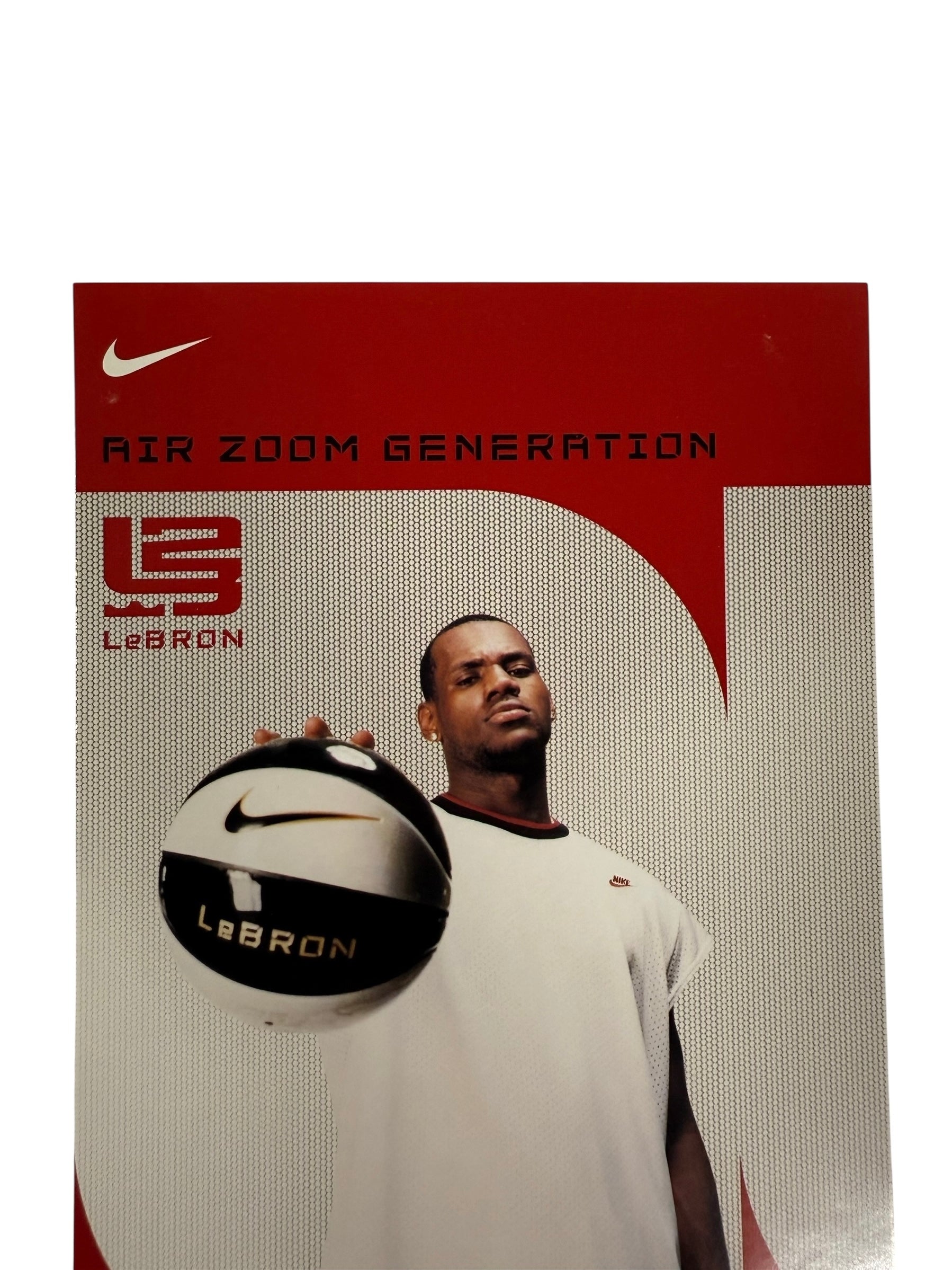 Vtg 2003 LeBron James Nike Generation - 5” x 7” Finish Line Shoe Release Promo! - Rookie Year! Rare!