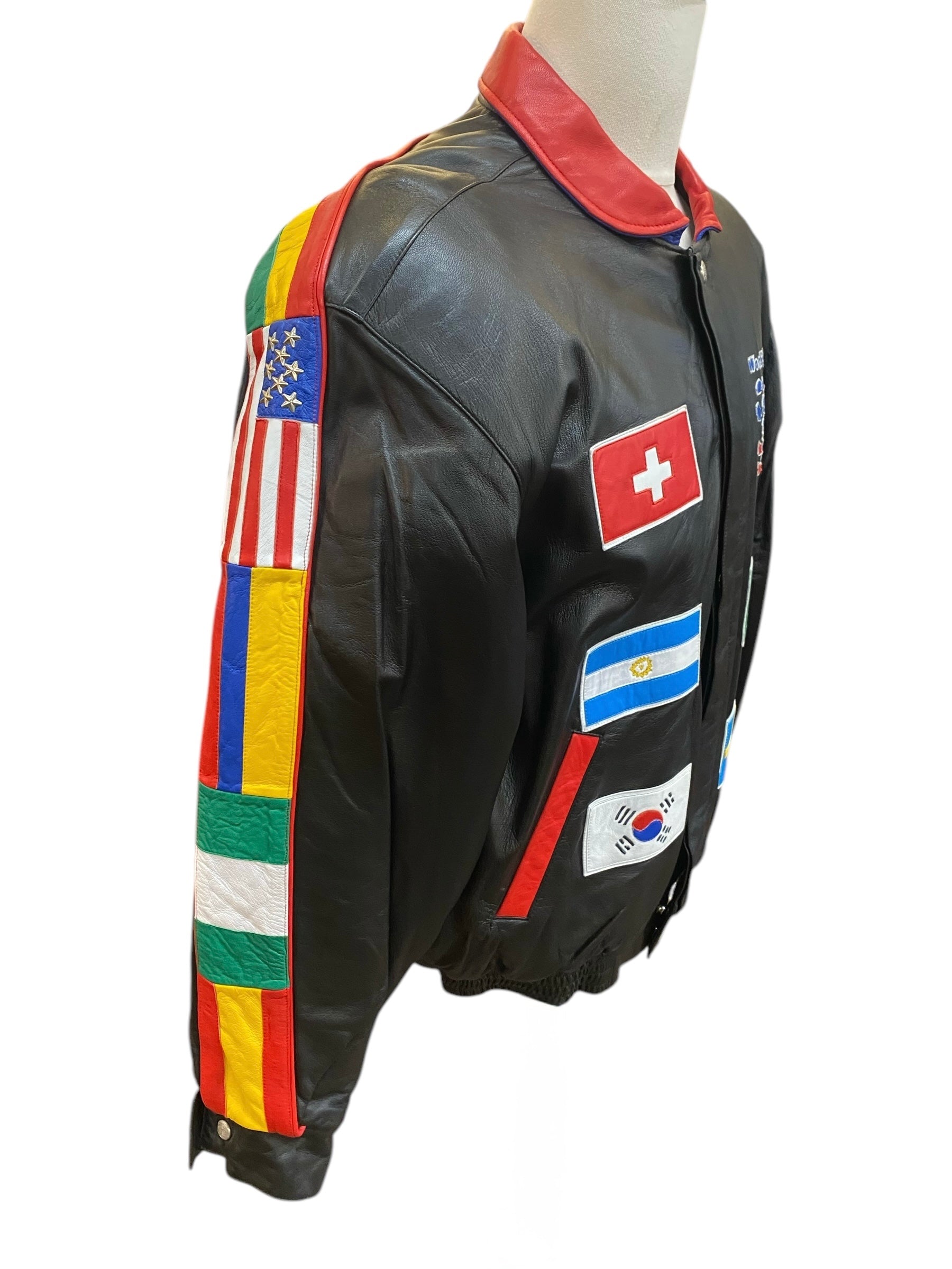 Vtg Jeff Hamilton Soccer - 1994 World Cup - Multiple Countries - DS Lambskin Leather - Multiple Sizes