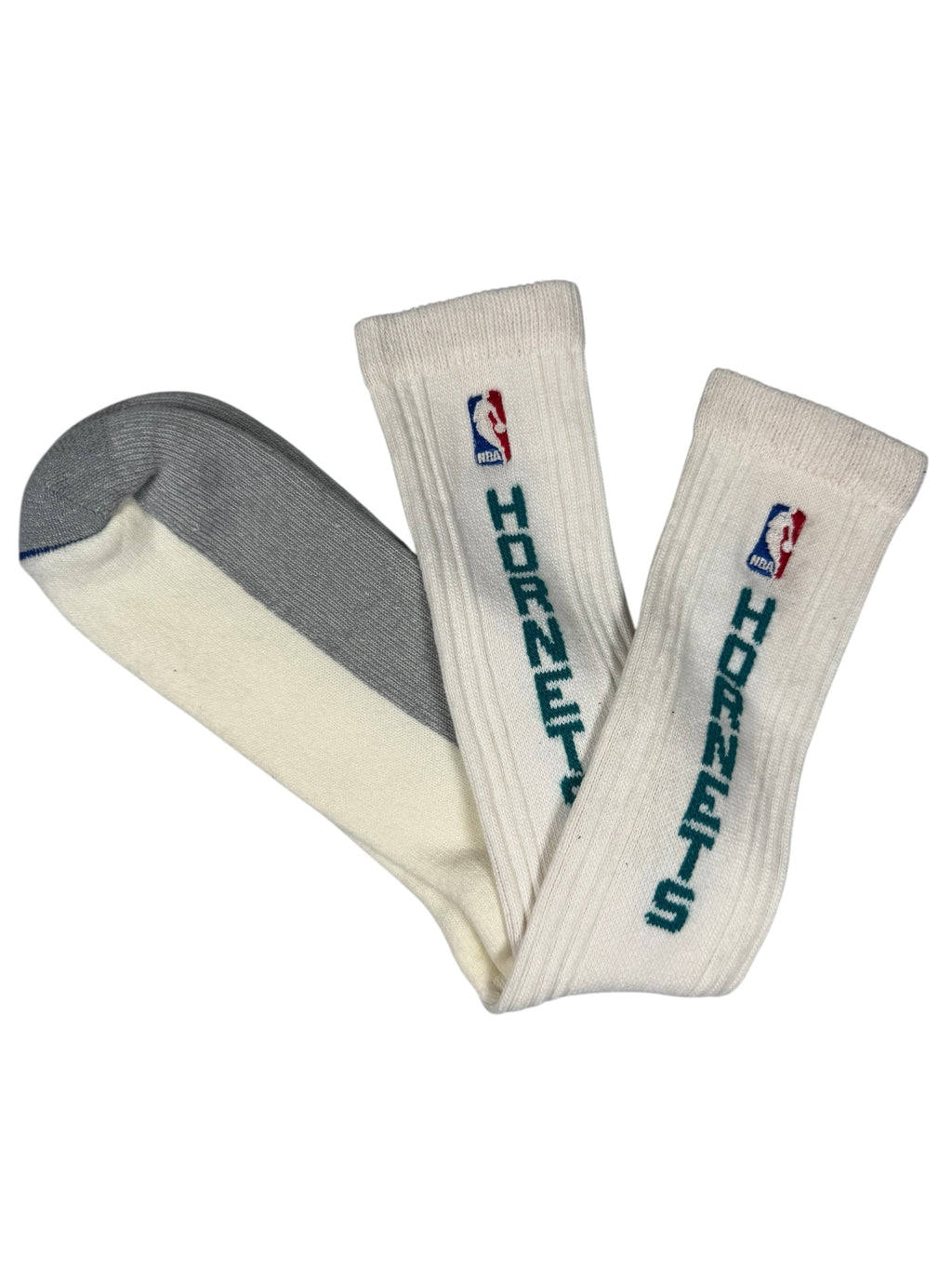 1980’s NBA - Charlotte Hornets - Authentic Team Issued Game Socks Sz 15-18