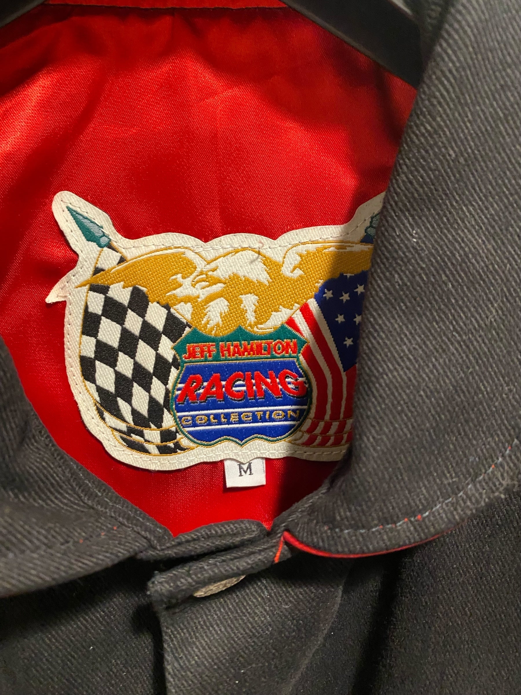 Vtg Jeff Hamilton x Jeff Gordon NASCAR “1997 Winston Cup Champion” - Checkered Flag - Sz M