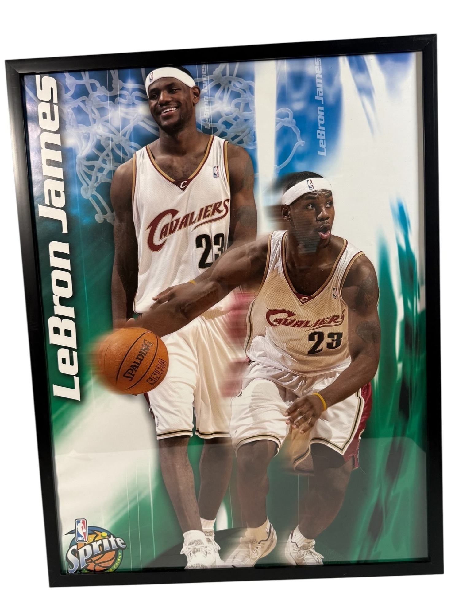 DS 2004 LeBron James Sprite Promo Poster - (Frame not included)
