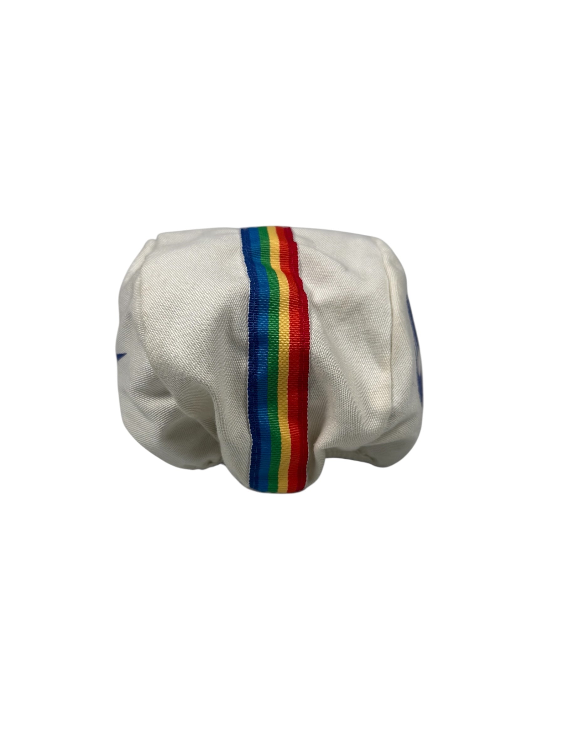 Vtg OG Nike - 1980’s Cycling Cap - Extremely Rare! - White/Blue