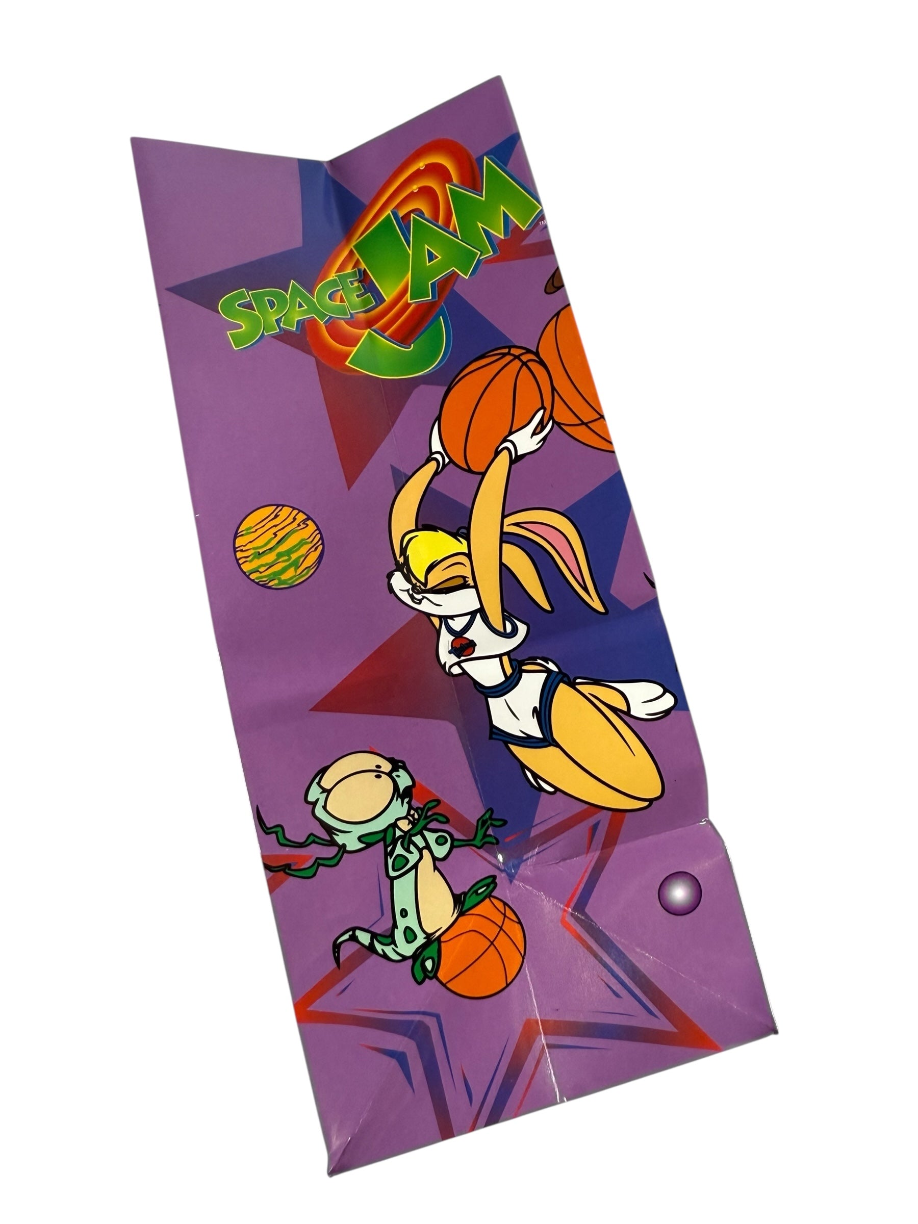 Vtg 1996 Michael Jordan - Warner Bros Space Jam Gift Bag - DS