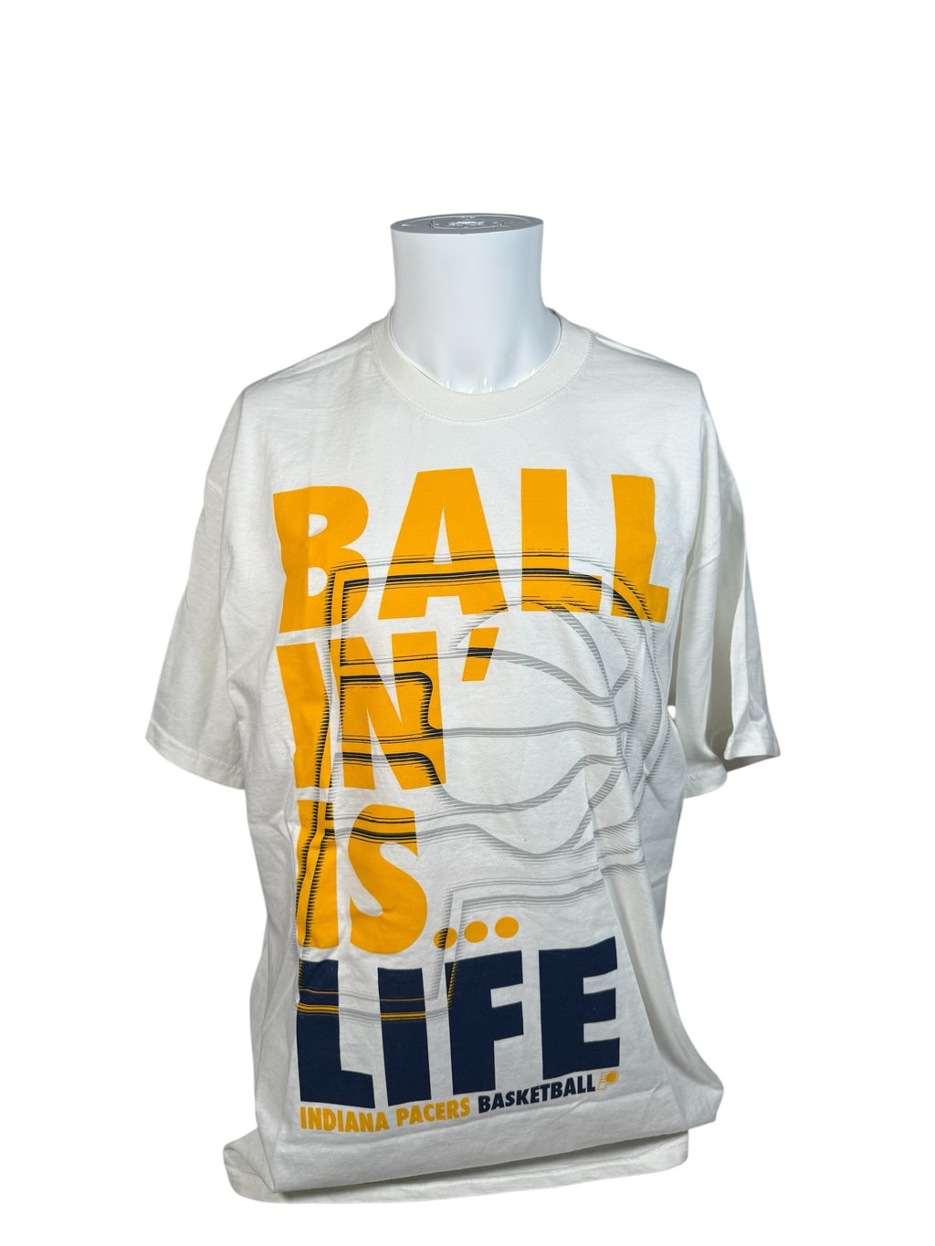 DS NBA Indiana Pacers “Ballin’ is Life” Tee Sz XL by UNK