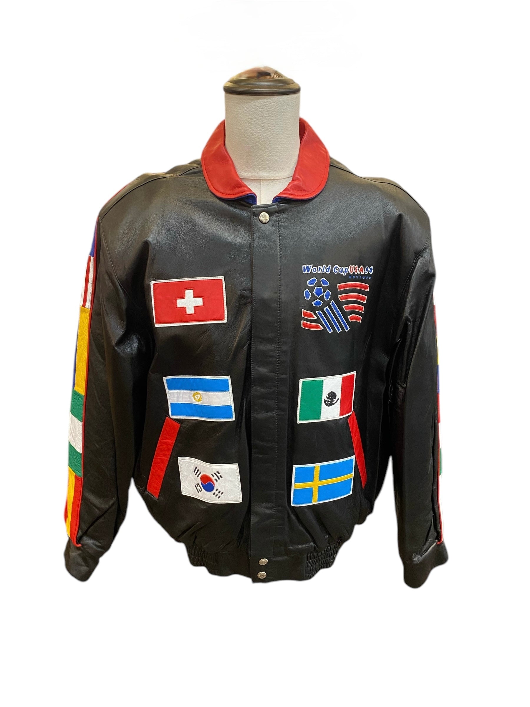 Vtg Jeff Hamilton Soccer - 1994 World Cup - Multiple Countries - DS Lambskin Leather - Multiple Sizes