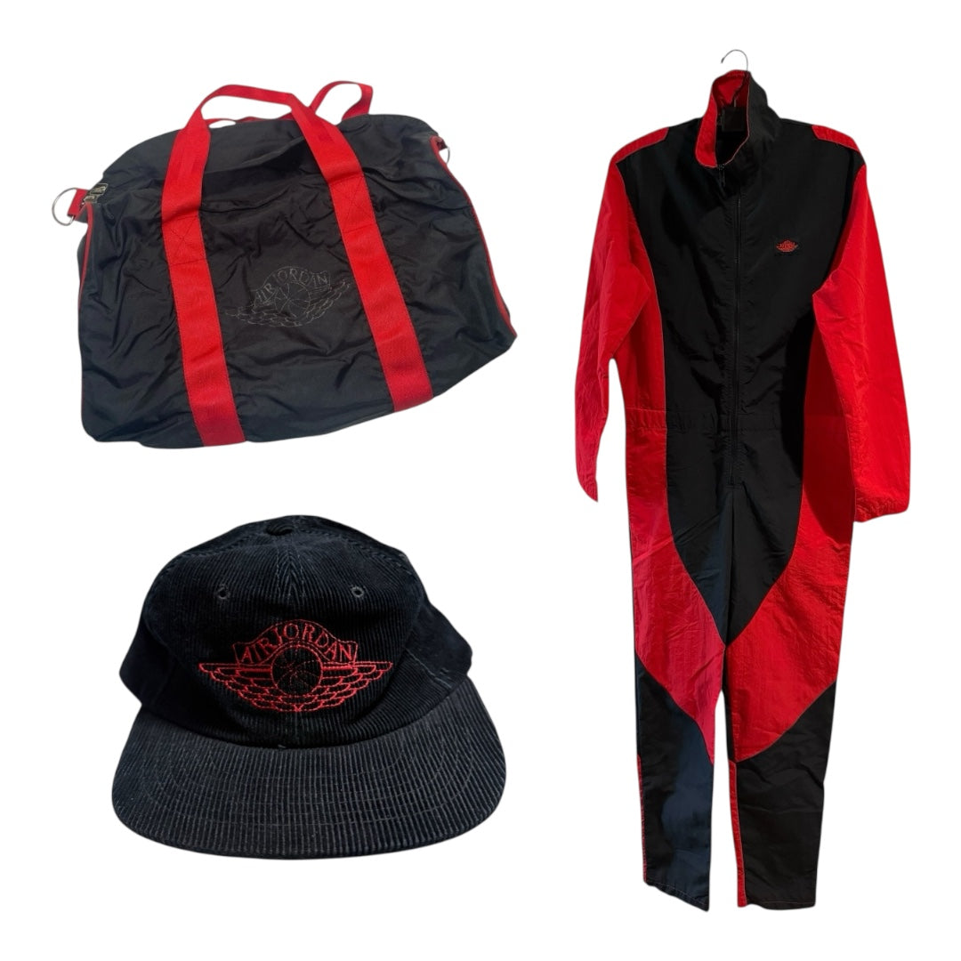 OG Nike 1985 - Michael Jordan Wings Set - Wings Suit, Gym Bag, and Hat! 🤯🔥 Grails!