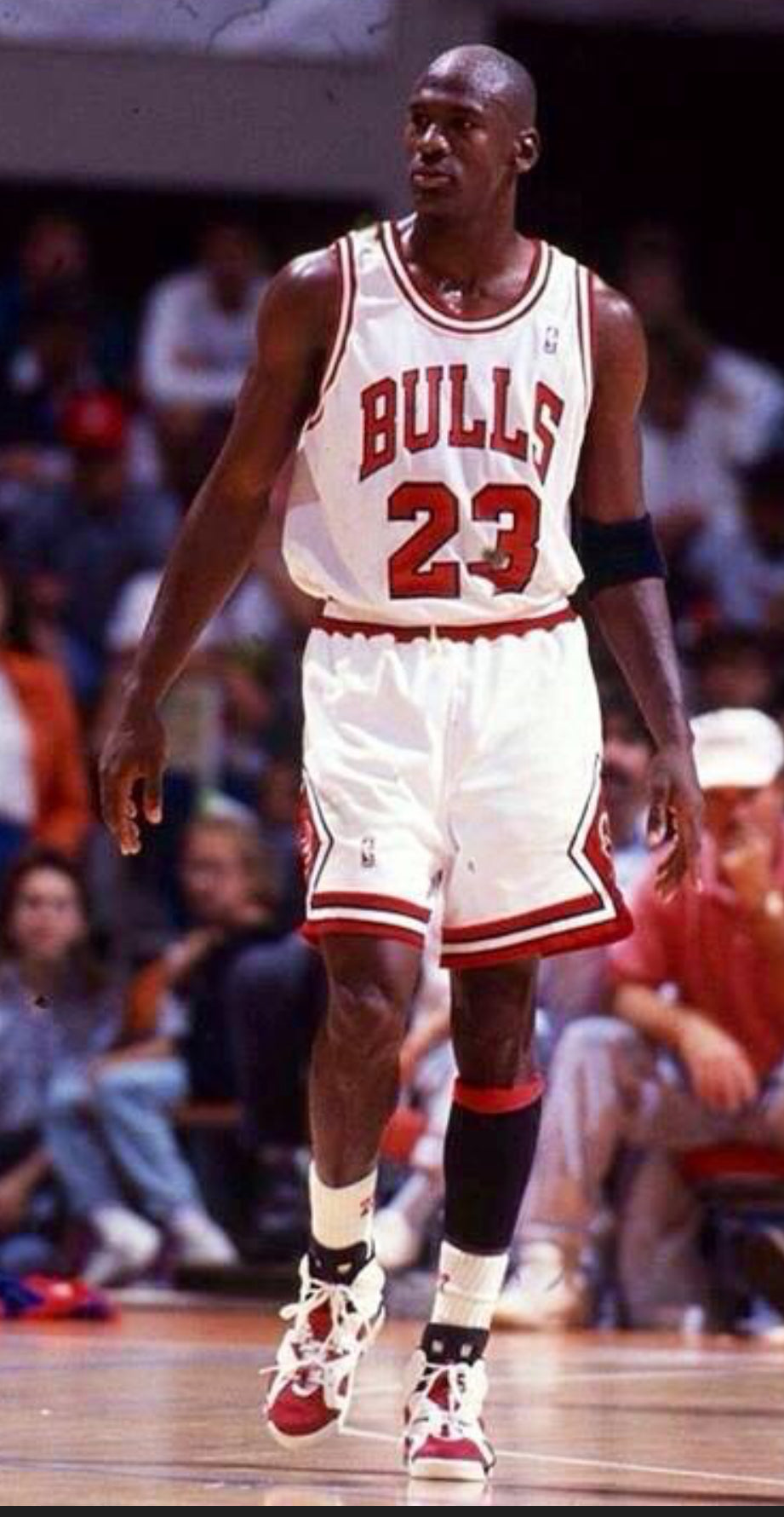 Vtg Michael Jordan - Authentic 80’s Chicago Bulls Sand Knit Jersey Sz 40