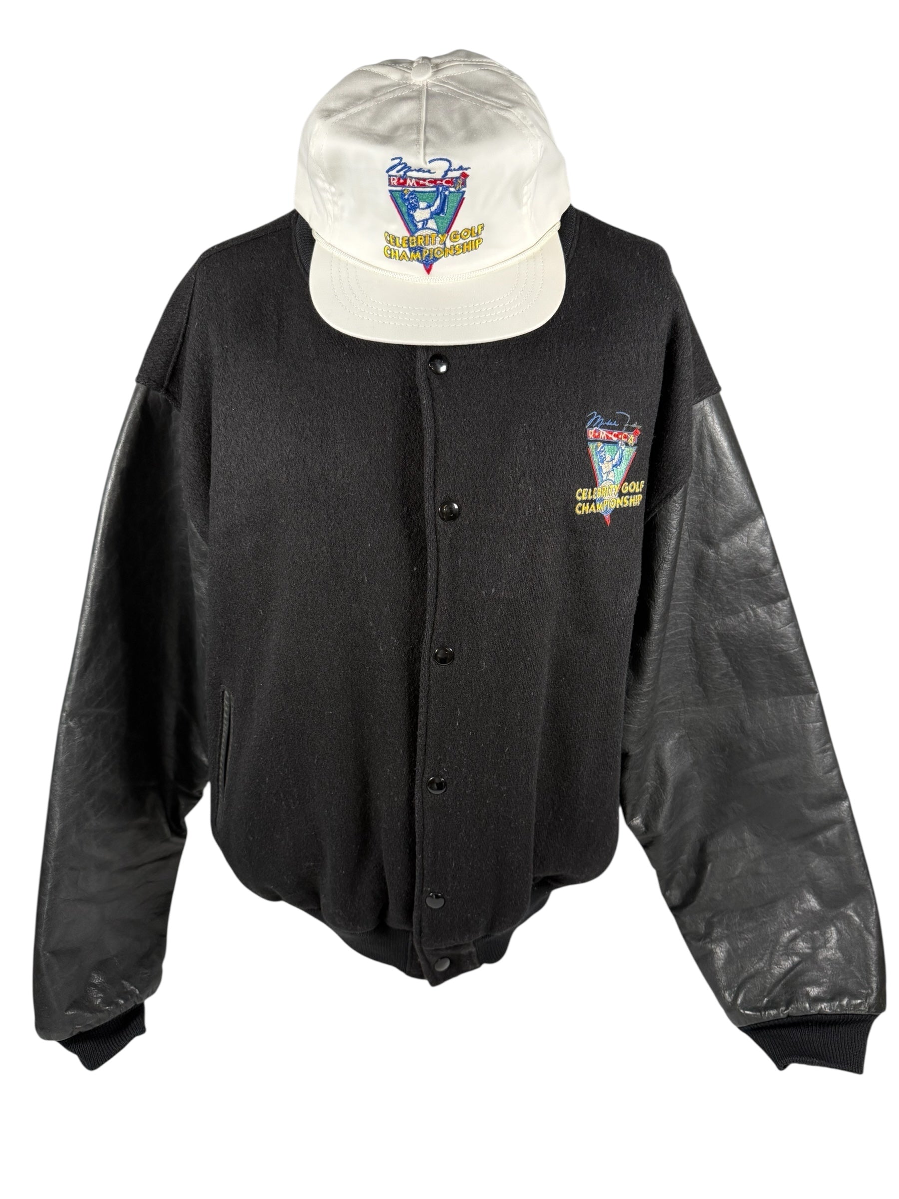 Vtg 1993 - Michael Jordan Celebrity Golf Tournament Varsity Jacket - Extremely Rare! 🤯🏆 - Sz XL