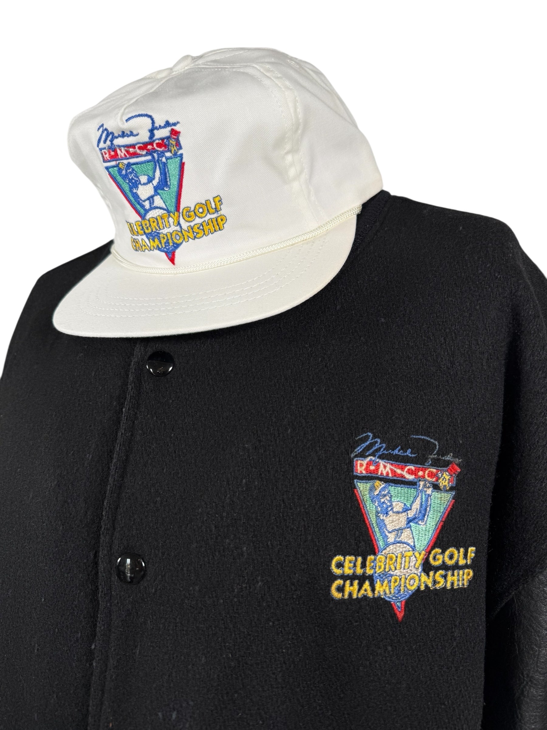 Vtg 1993 - Michael Jordan Celebrity Golf Tournament Varsity Jacket - Extremely Rare! 🤯🏆 - Sz XL