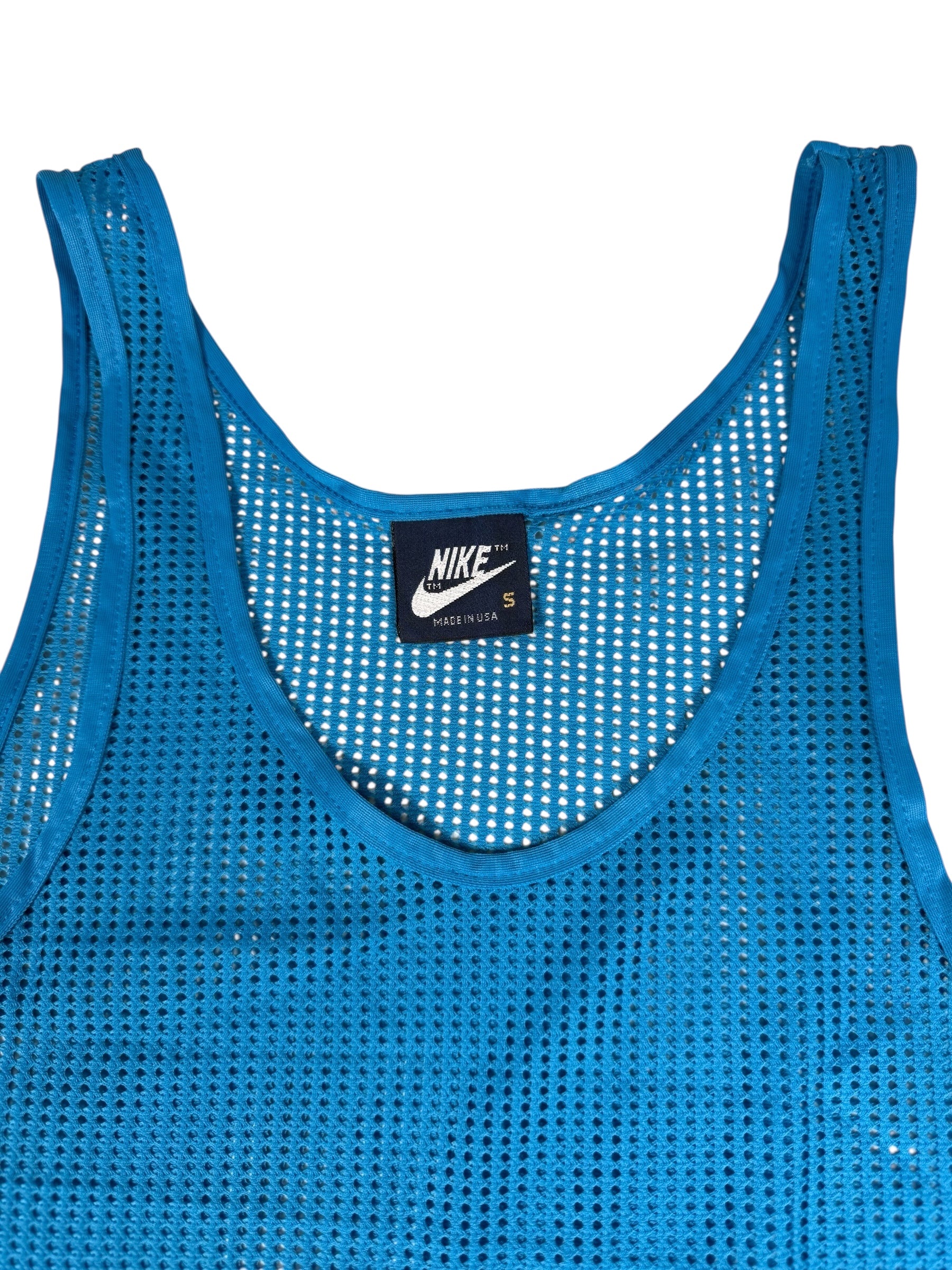 Vtg OG Nike - 1985 Blue Tag Pinnie - Blue - DS - Sz S - Jordan Rookie Era!