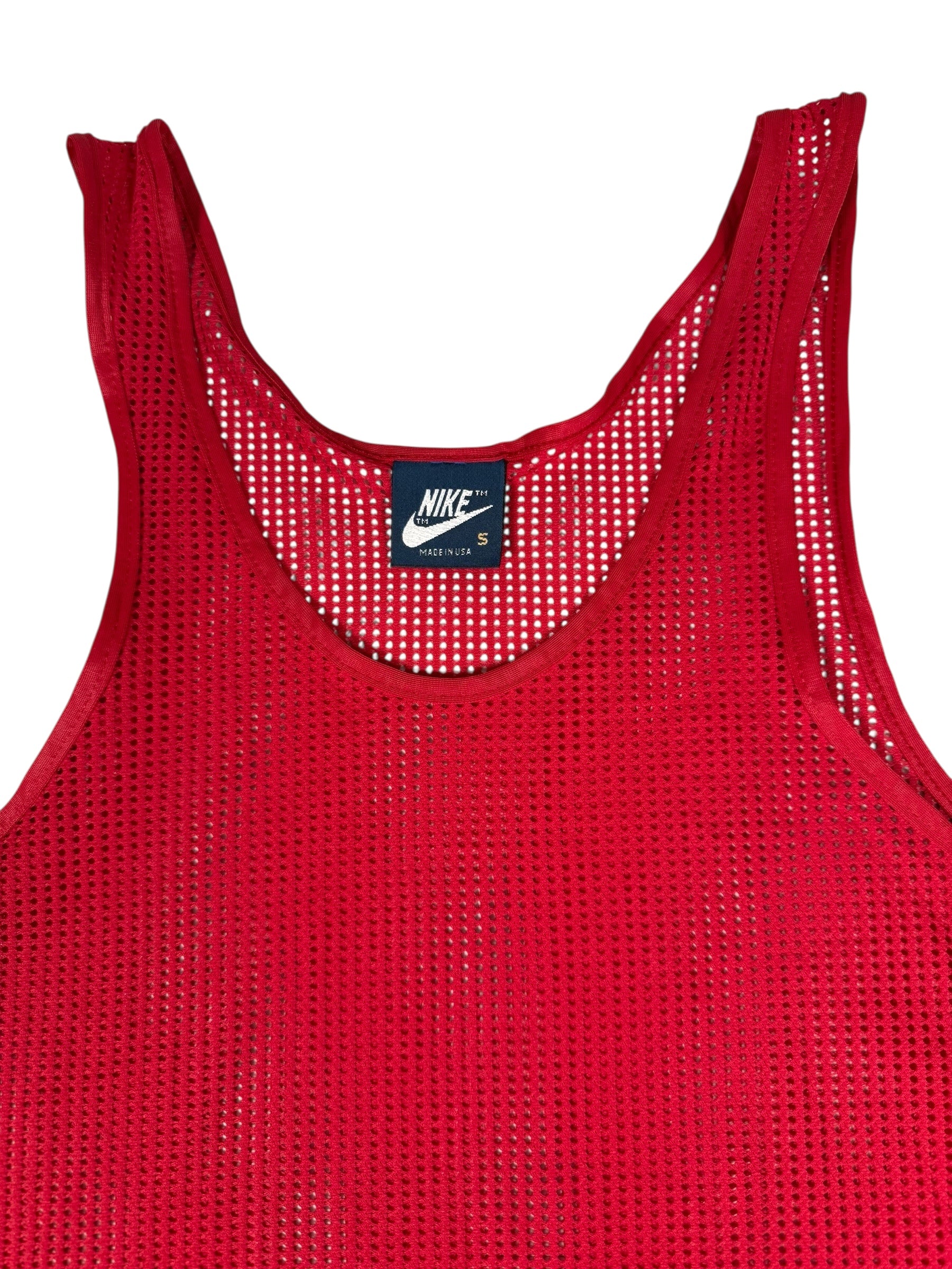 Vtg OG Nike - 1985 Blue Tag Pinnie - Red - DS - Multiple Sizes - Jordan Rookie Era!