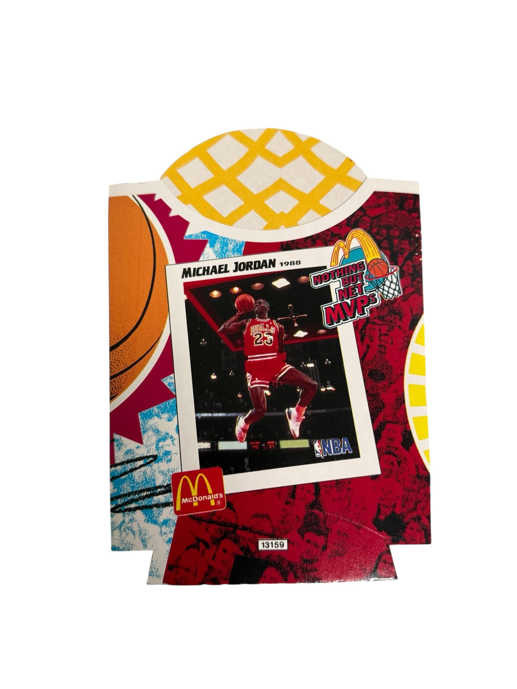 Vtg Michael Jordan McDonald's fry box - unused from 1993-94! 2 for $20!