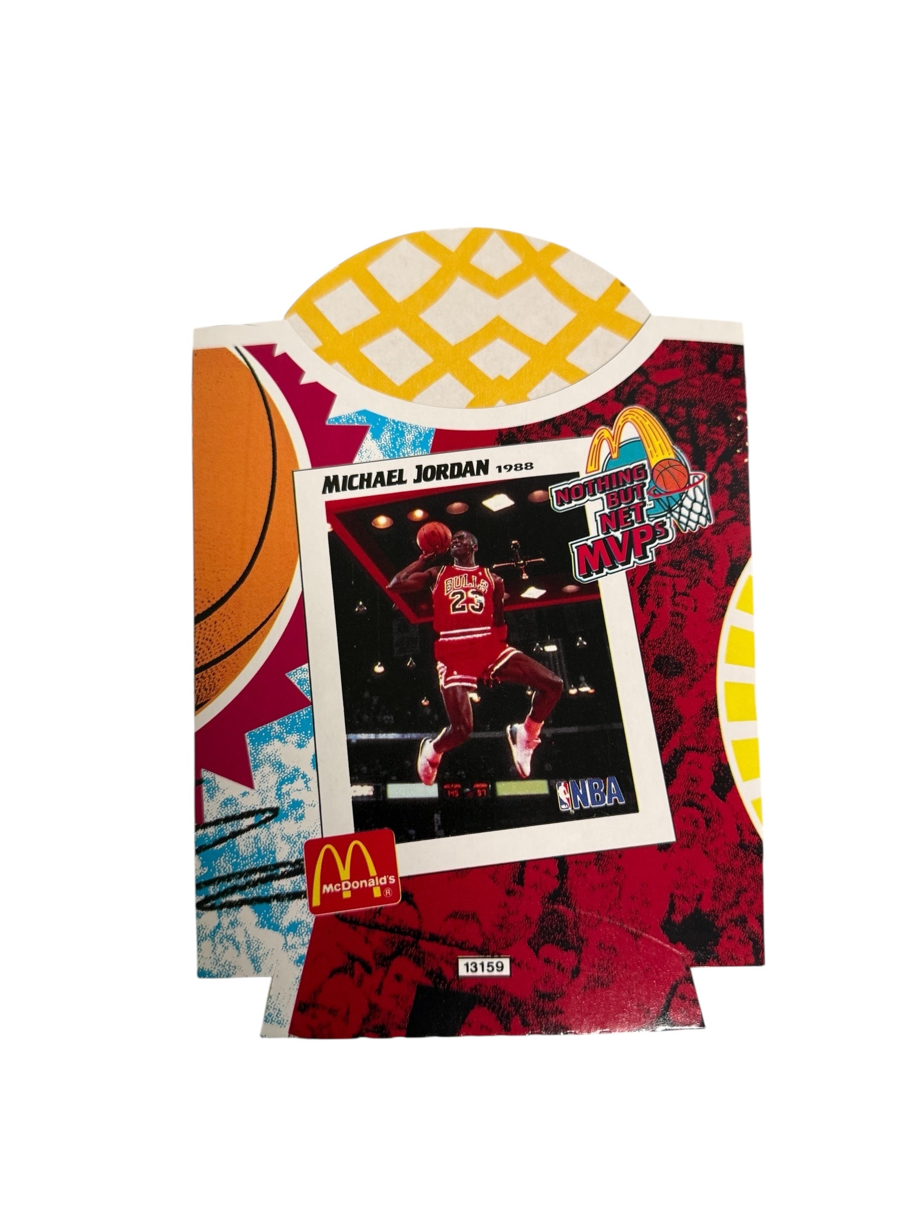 Vtg Michael Jordan McDonald's fry box - unused from 1993-94! 2 for $20!